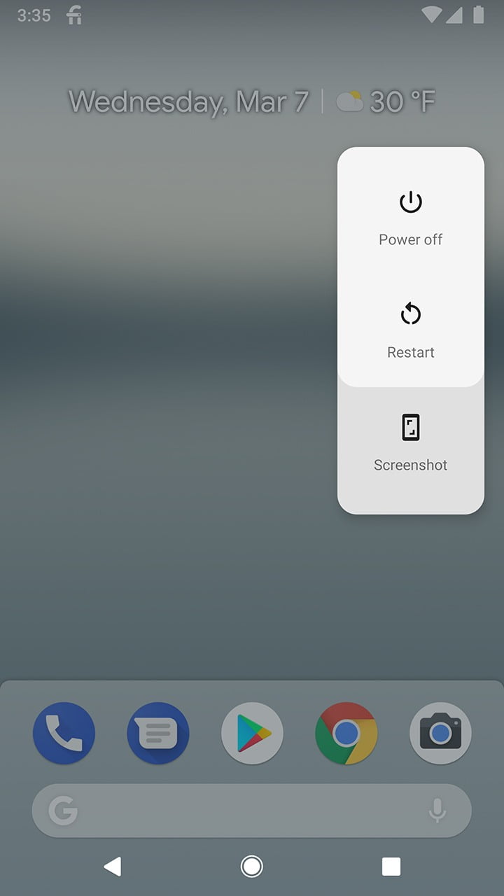 Android P Screenshots