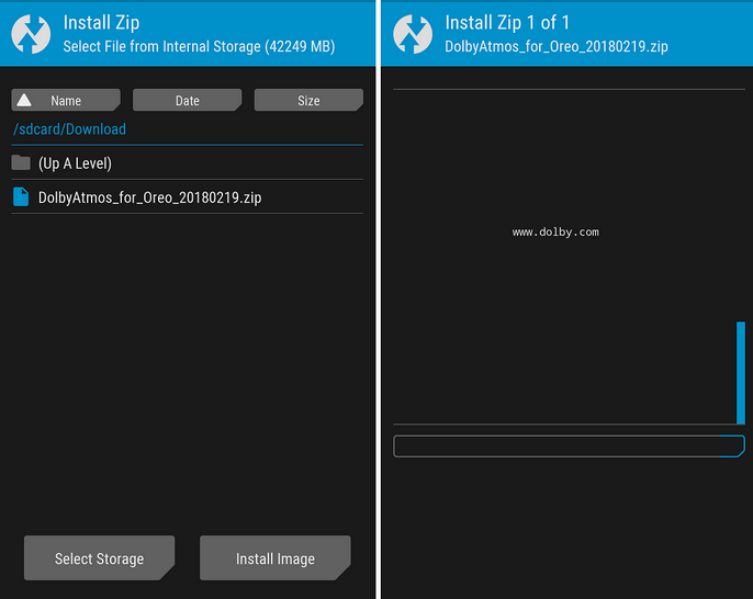 Install Dolby Atmos