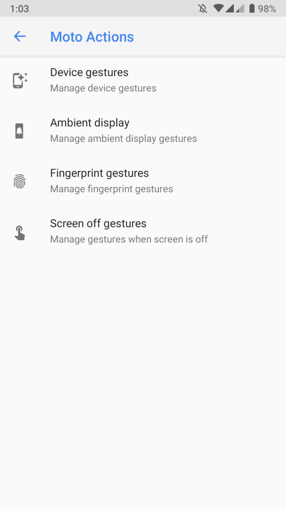 Moto G5 Plus Android 9