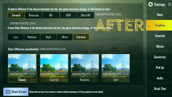 PUBG Graphics FPS