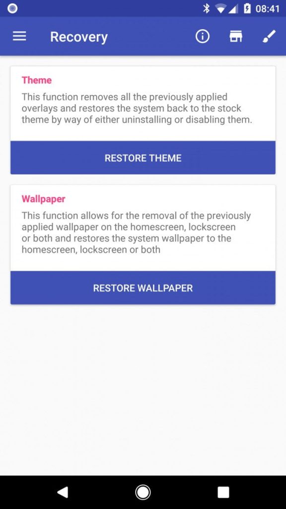 Substratum Recovery