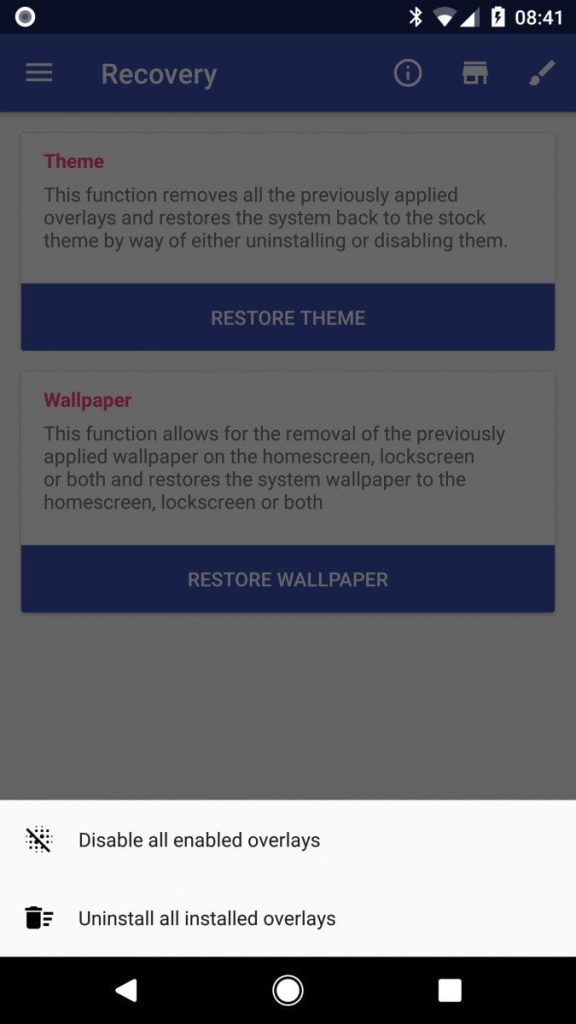 Substratum Recovery