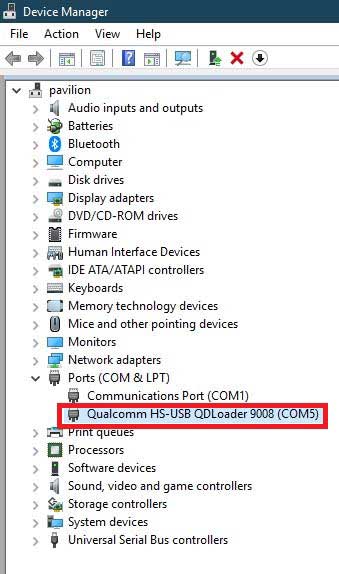 Install Qualcomm HS USB QDLoader 9008 driver Install Qualcomm HS USB QDLoader 9008 driver