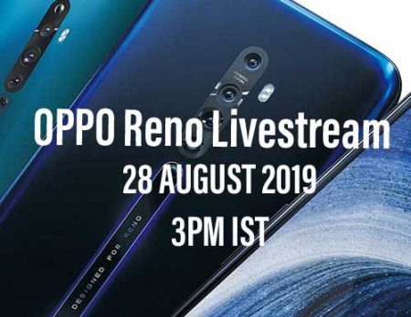 Watch OPPO Reno 2 Live-stream today! Watch OPPO Reno 2 Live-stream today!