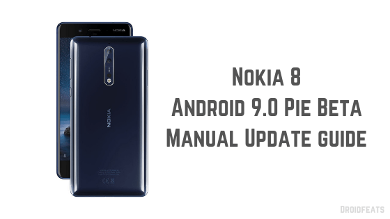 Nokia 8 Pie update