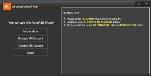 Download Mi account Unlock Tool | Bypass Mi Cloud Verification