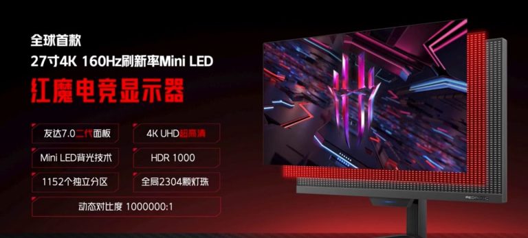 RedMagic 4K Gaming Monitor is now available for purchase @4999 Yuan in China?