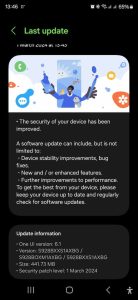 Is your S24 secure? March Patch now available (For some)