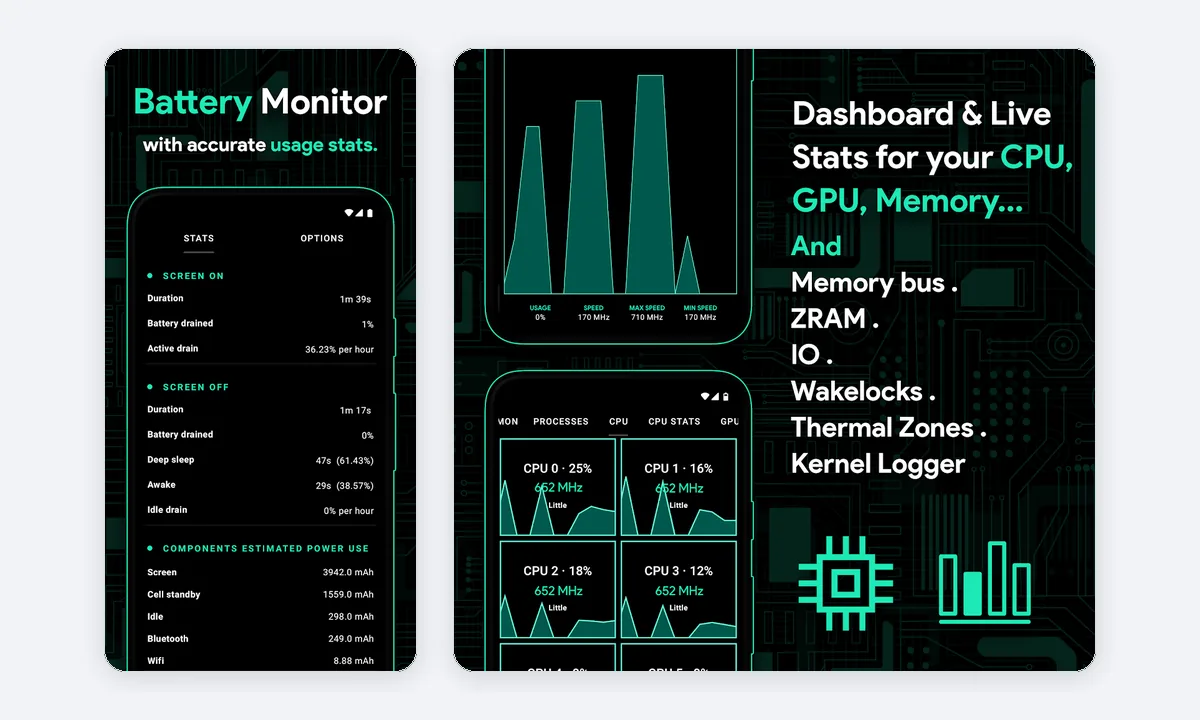 Franco Kernel Manager app screenshots