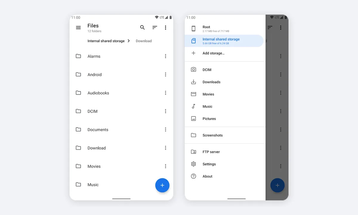Material Files app screenshots
