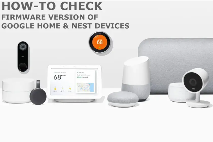 How to Check Firmware Version on Google Home Speakers