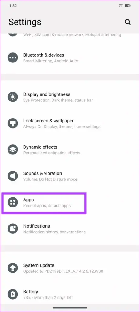 Settings app list showing installed apps including Gboard